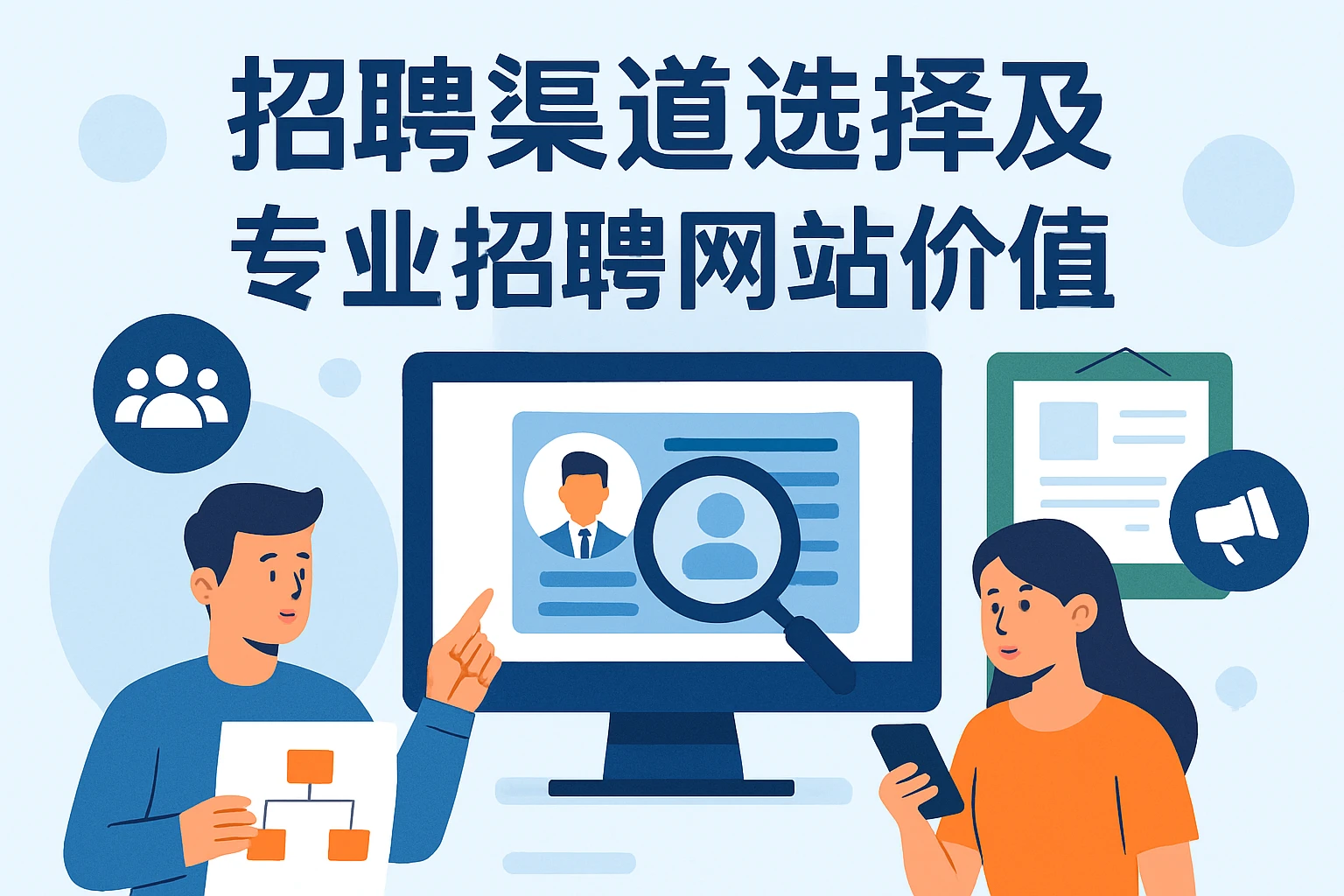 招聘渠道选择及专业招聘网站价值