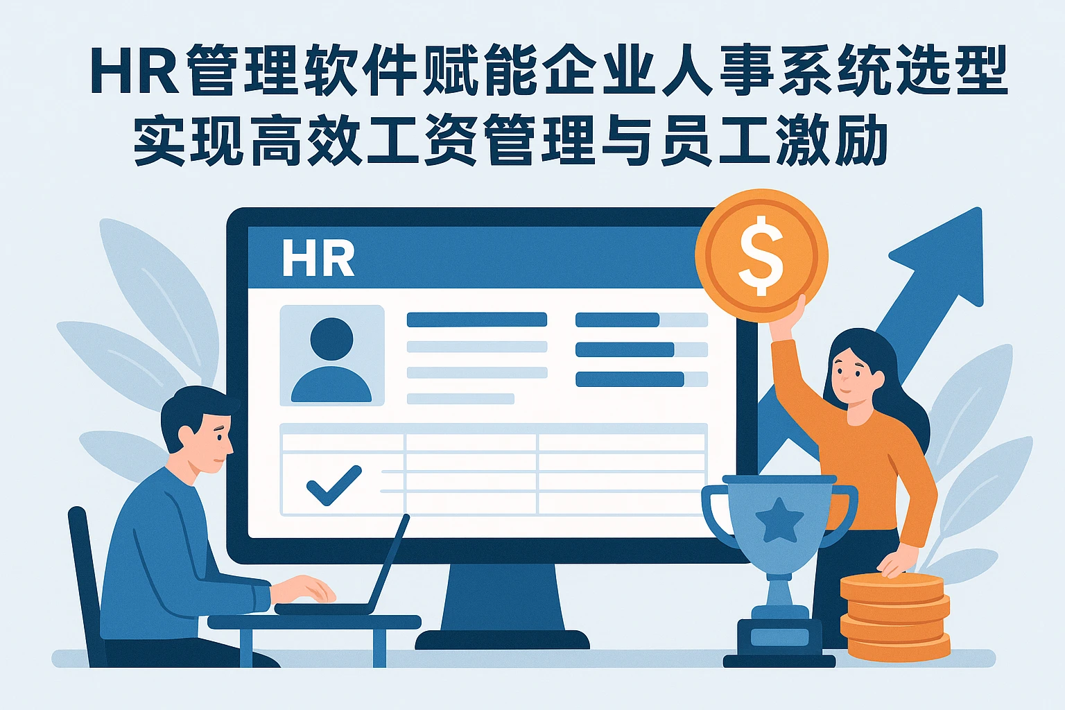 HR管理软件赋能企业人事系统选型，实现高效工资管理与员工激励
