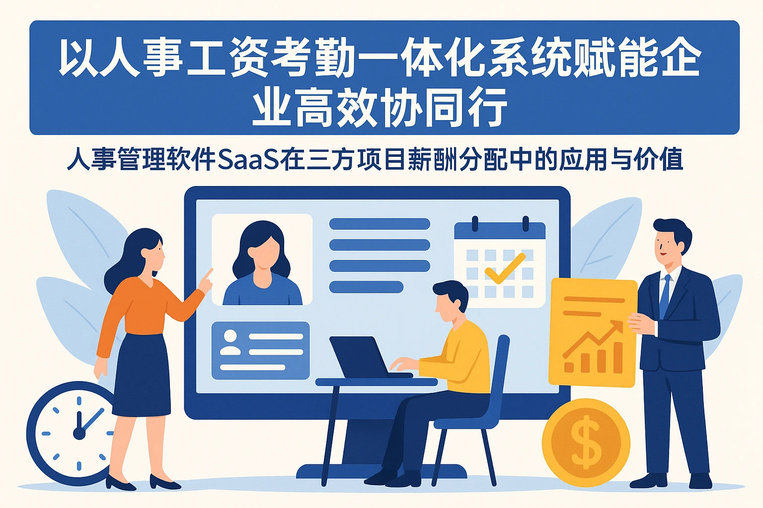 以人事工资考勤一体化系统赋能企业高效协同——人事管理软件SaaS在三方项目薪酬分配中的应用与价值