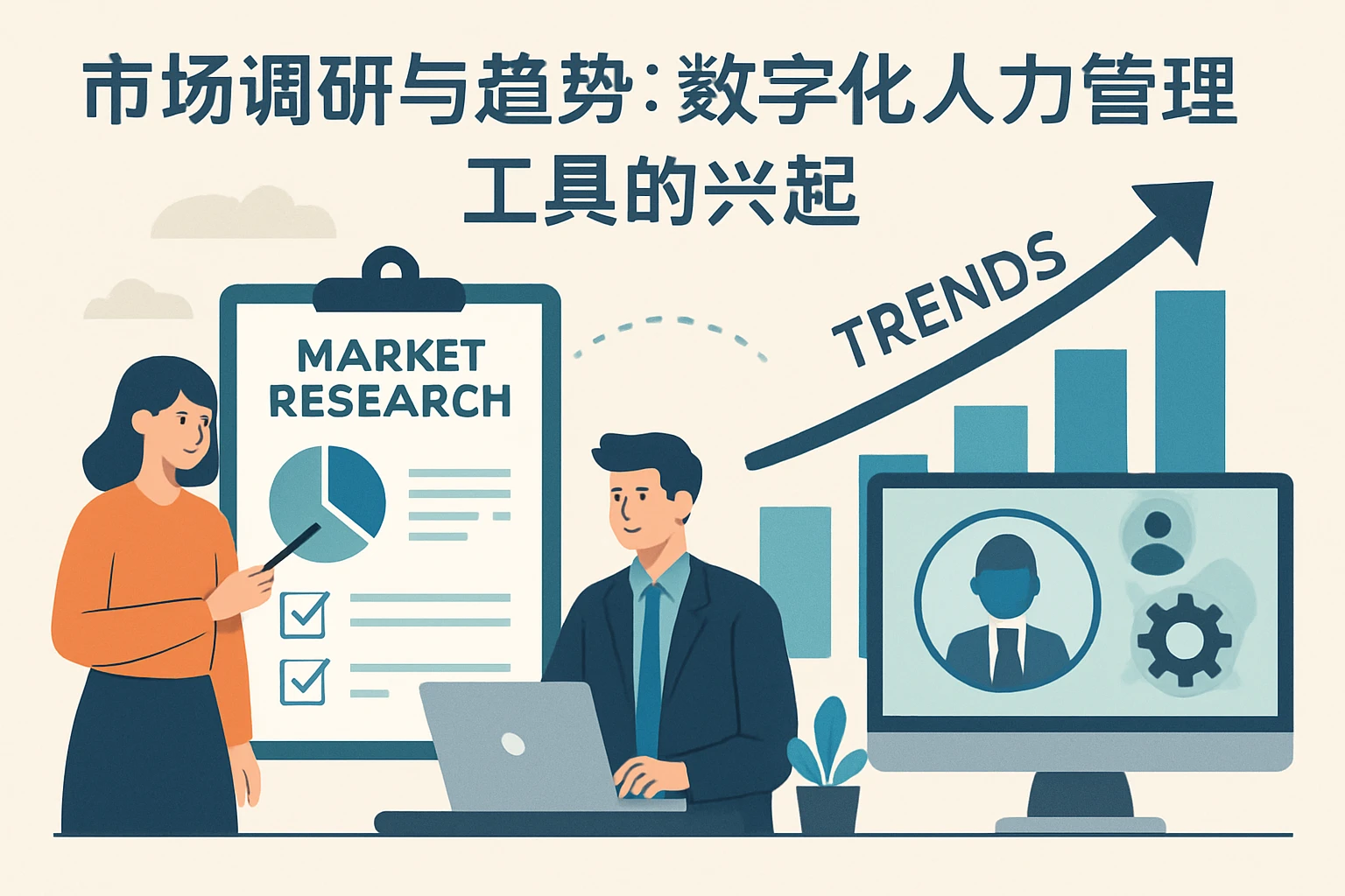 市场调研与趋势：数字化人力管理工具的兴起
