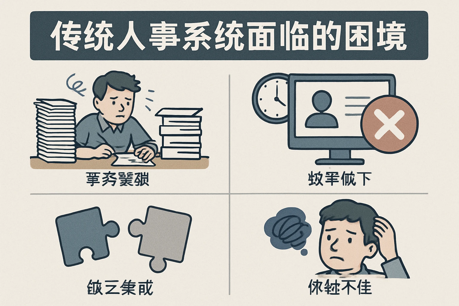 传统人事系统面临的困境
