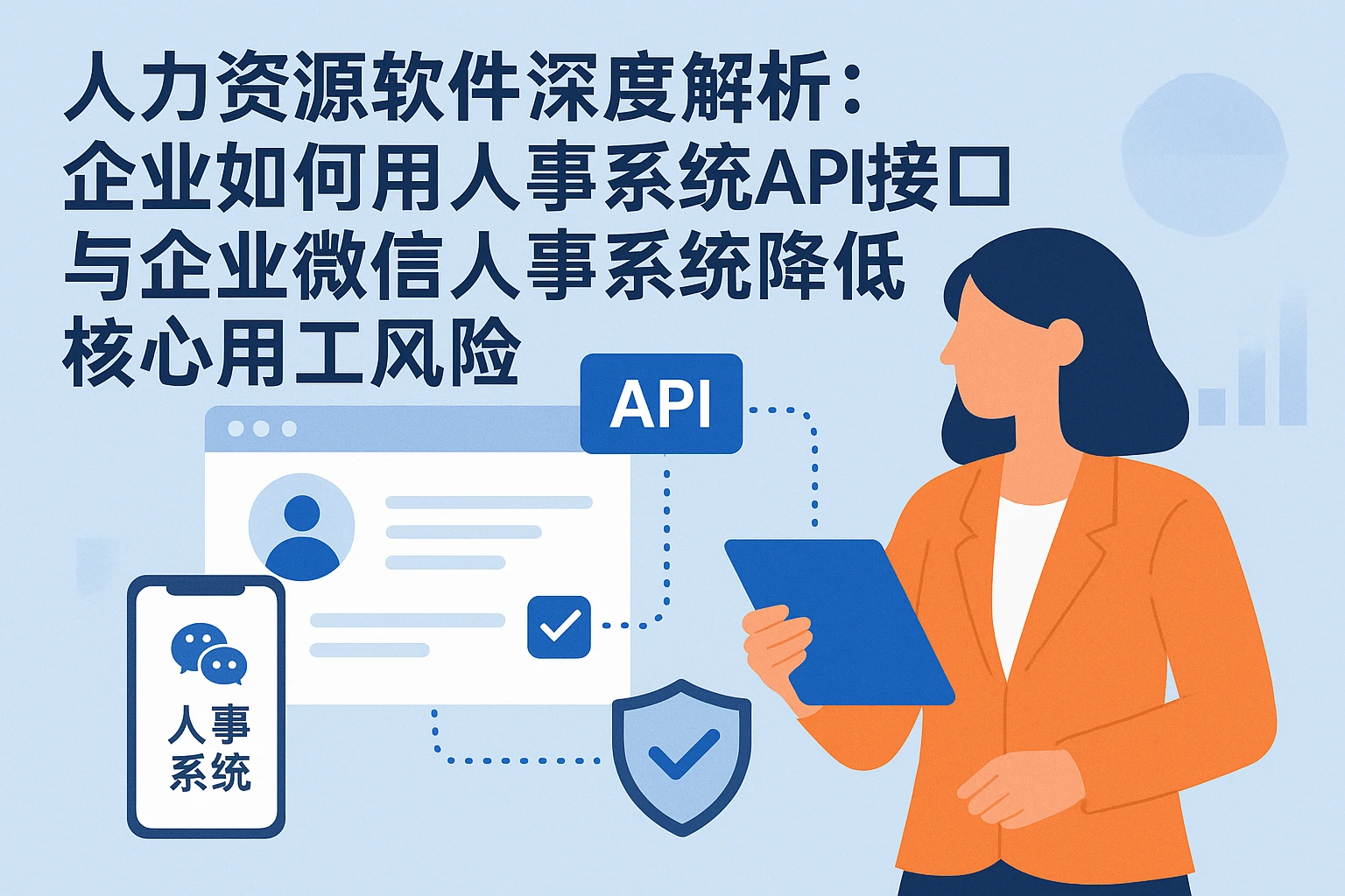 人力资源软件深度解析：企业如何用人事系统API接口与企业微信人事系统降低核心用工风险