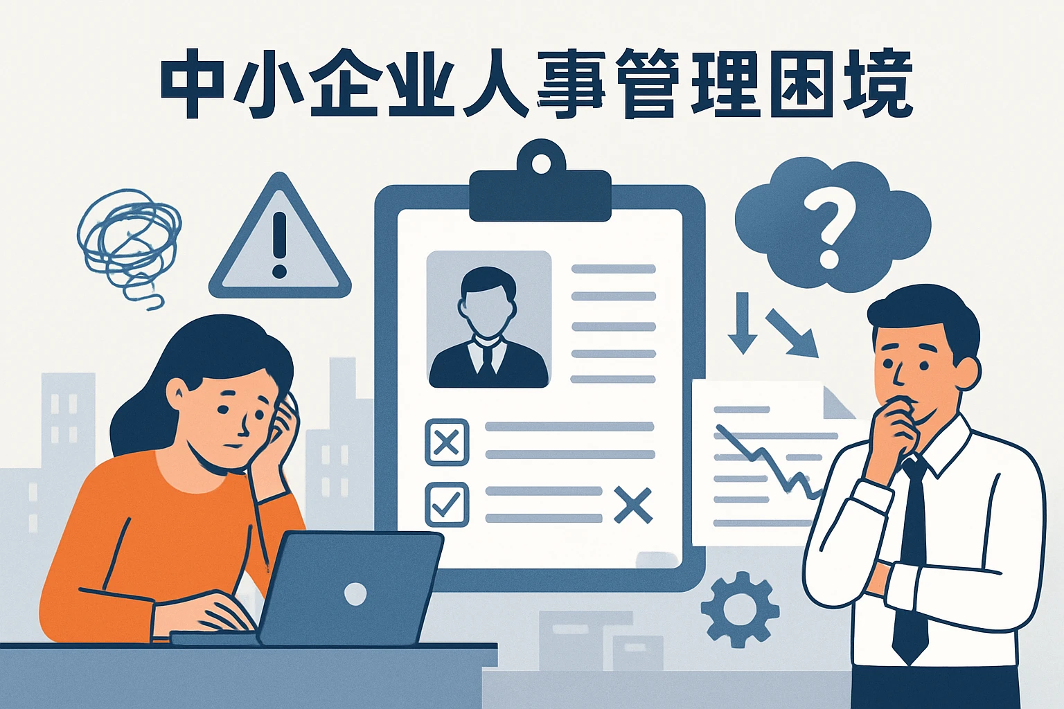 2. 中小企业人事管理困境