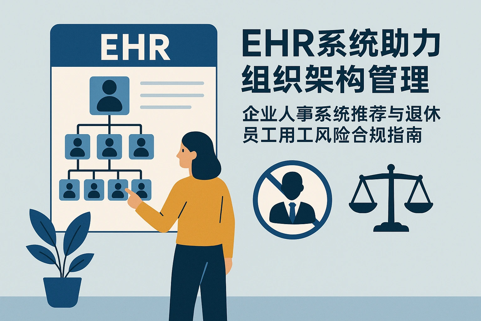 EHR系统助力组织架构管理:企业人事系统推荐与退休员工用工风险的合规指南