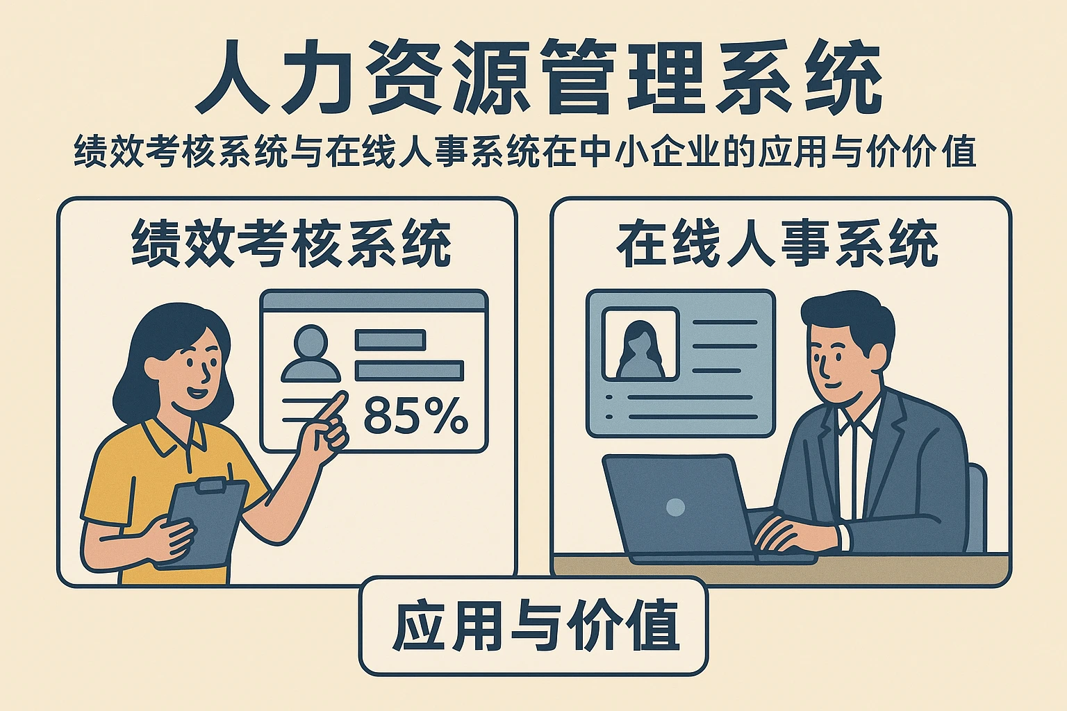人力资源管理系统：绩效考核系统与在线人事系统在中小企业的应用与价值