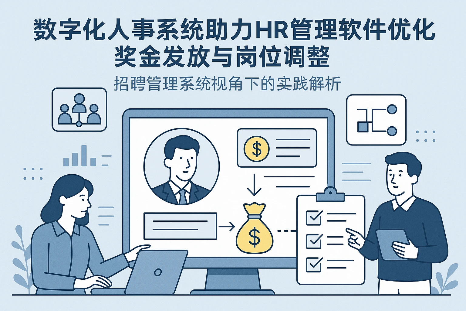 数字化人事系统助力HR管理软件优化奖金发放与岗位调整——招聘管理系统视角下的实践解析
