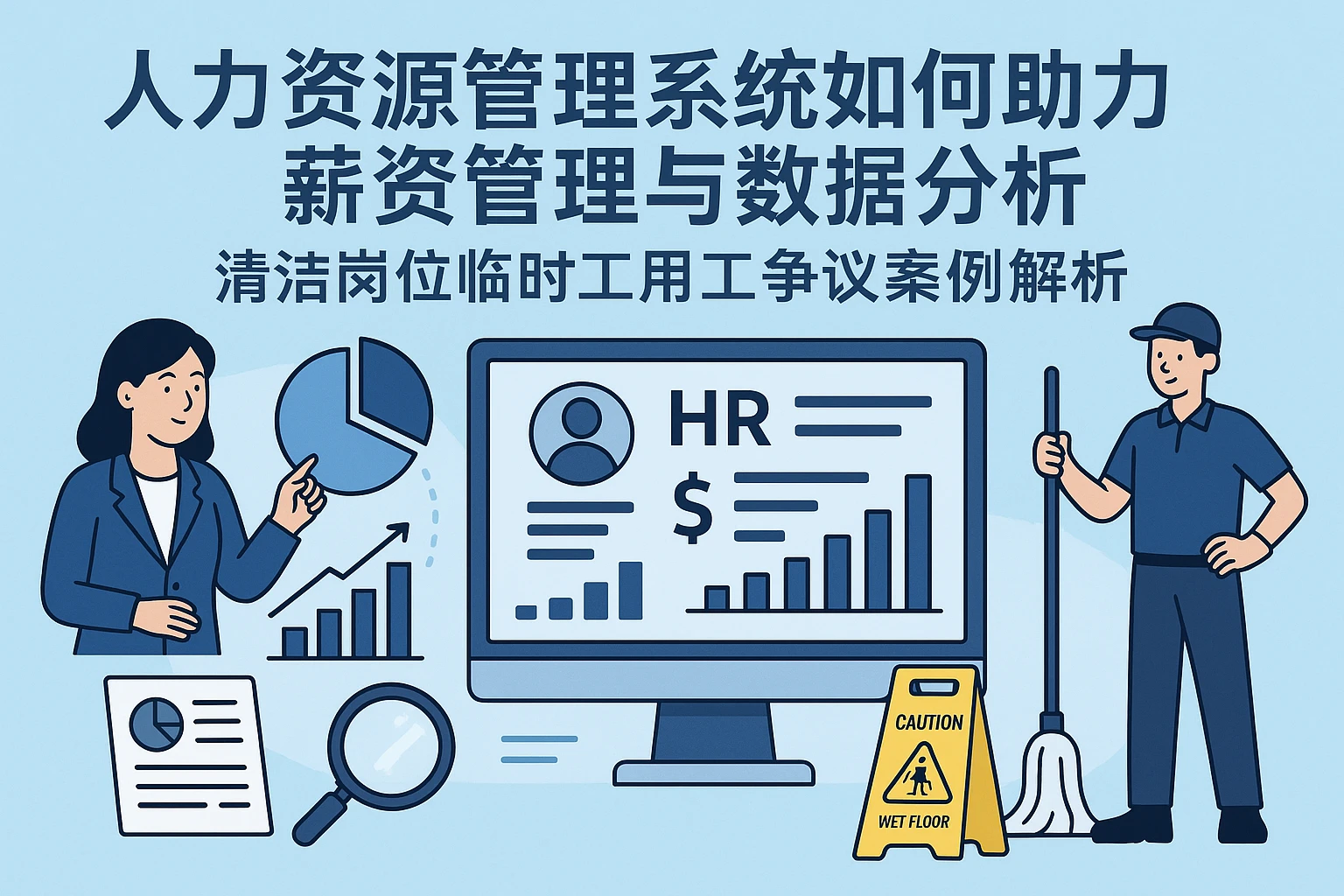 人力资源管理系统如何助力薪资管理与数据分析——清洁岗位临时工用工争议案例解析