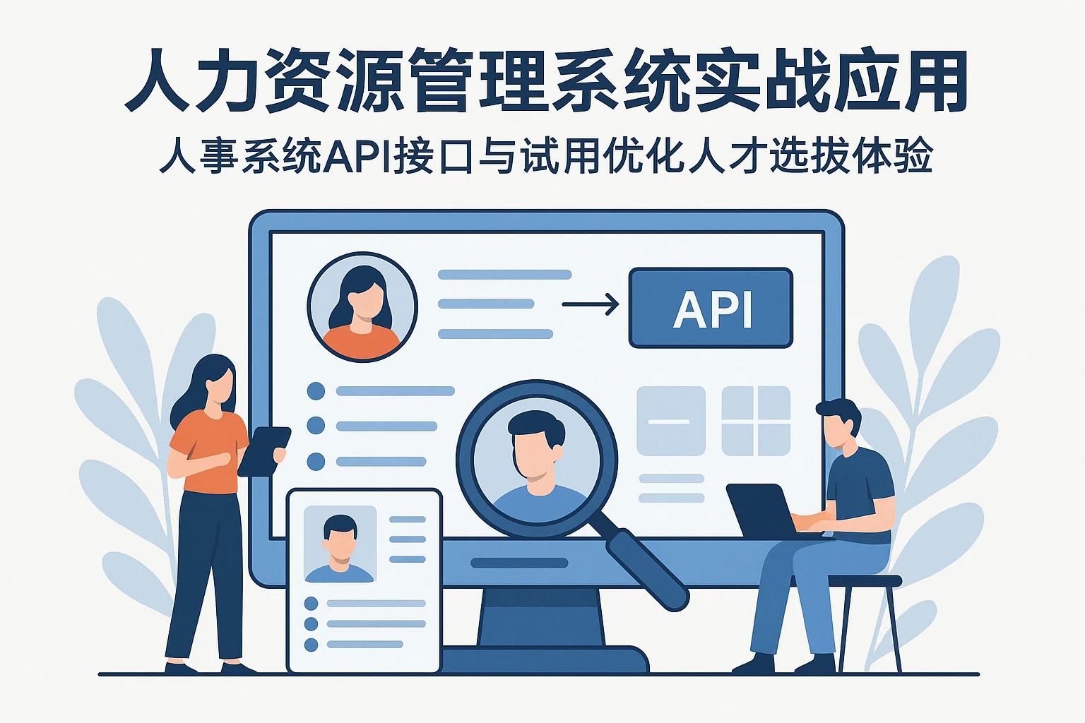 人力资源管理系统实战应用:人事系统API接口与试用优化人才选拔体验