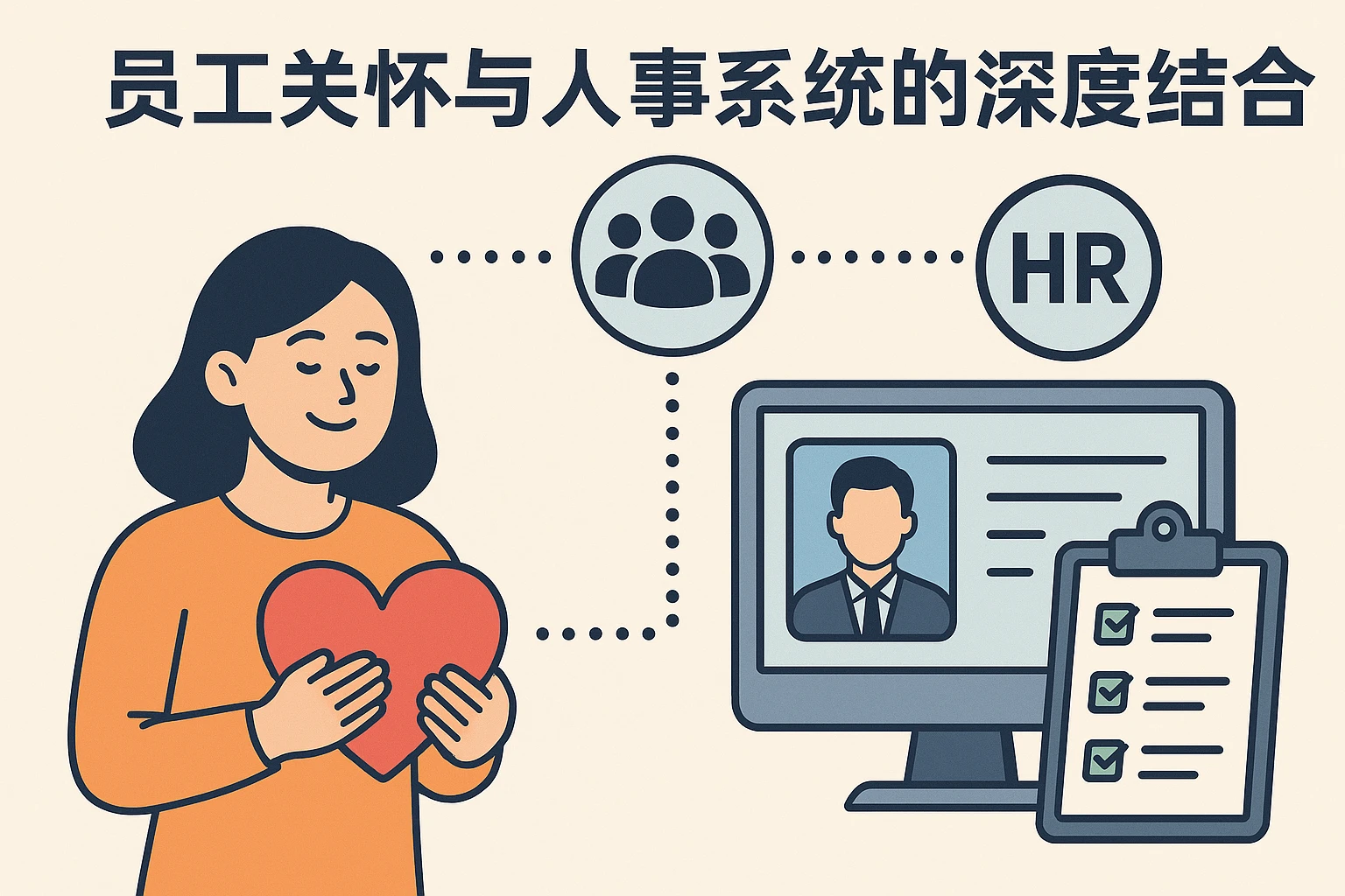 员工关怀与人事系统的深度结合