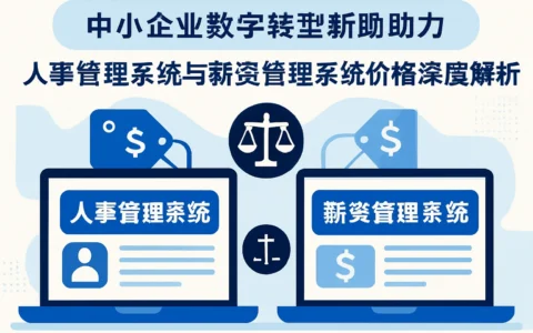 中小企业数字转型新助力：人事管理系统与薪资管理系统价格深度解析
