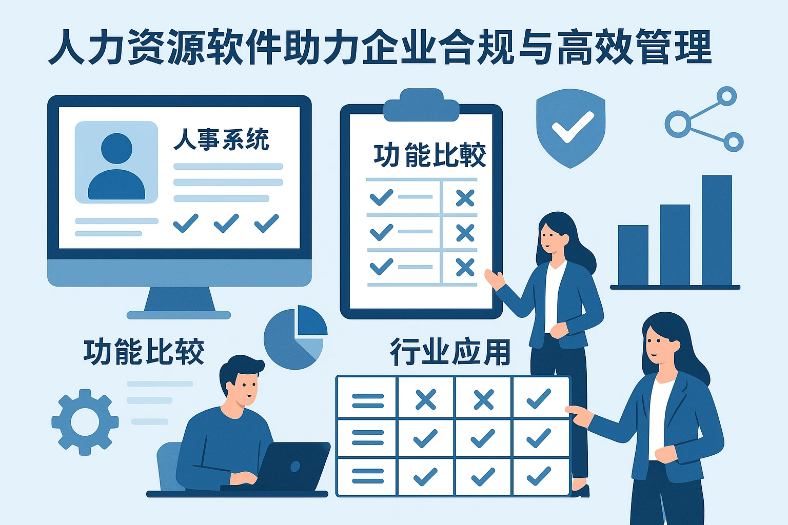 人力资源软件助力企业合规与高效管理：人事系统功能比较与行业应用
