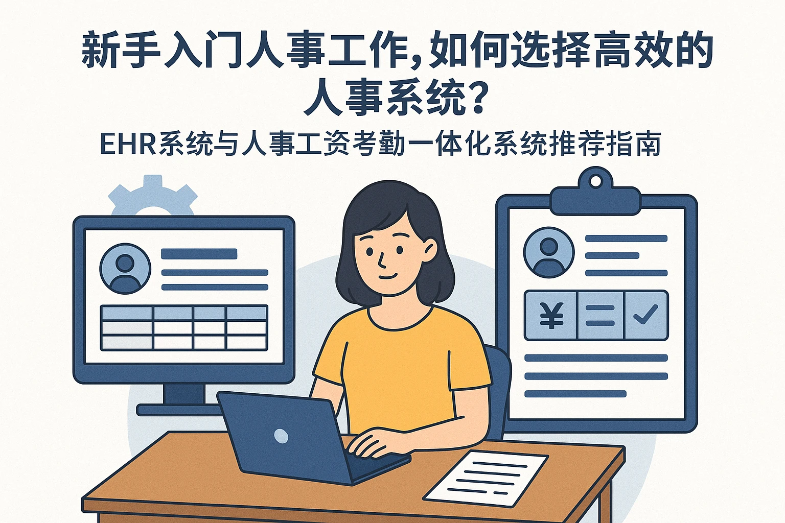 新手入门人事工作，如何选择高效的人事系统？EHR系统与人事工资考勤一体化系统推荐指南