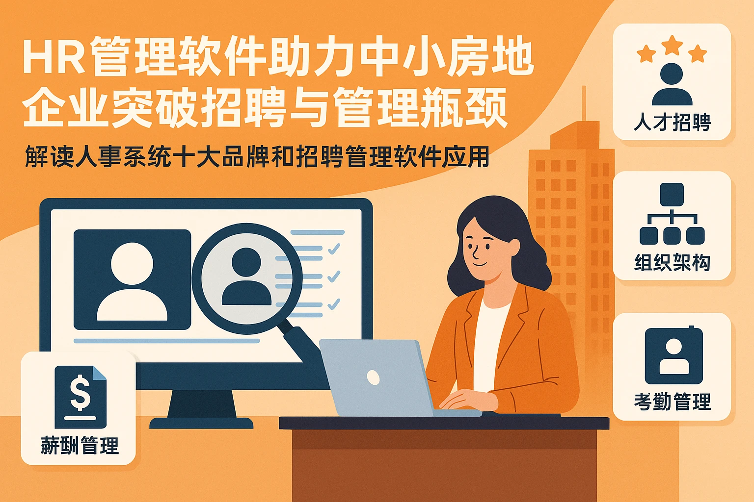 HR管理软件助力中小房地产企业突破招聘与管理瓶颈——解读人事系统十大品牌和招聘管理软件应用