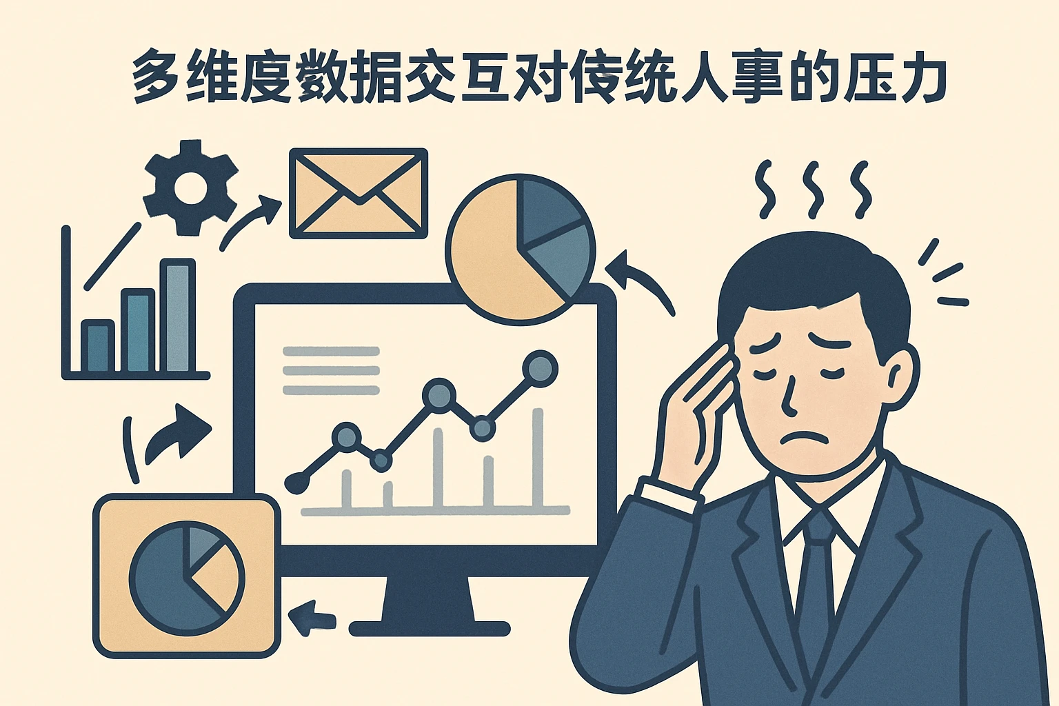 多维度数据交互对传统人事的压力