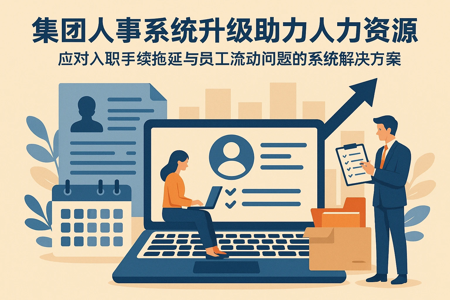 集团人事系统升级助力人力资源管理：应对入职手续拖延与员工流动问题的系统解决方案