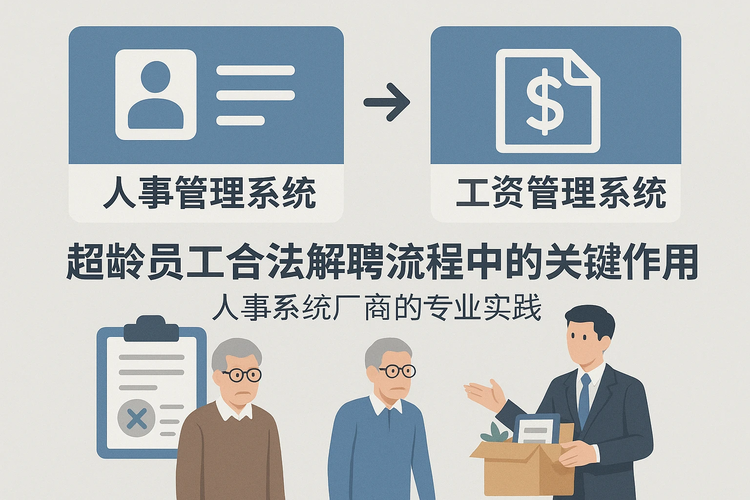 人事管理系统与工资管理系统在超龄员工合法解聘流程中的关键作用——人事系统厂商的专业实践