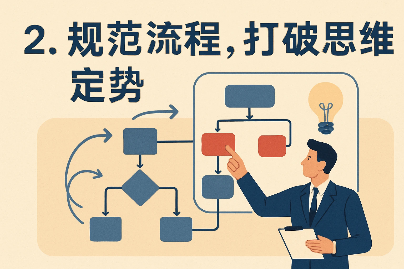 2. 规范流程，打破思维定势