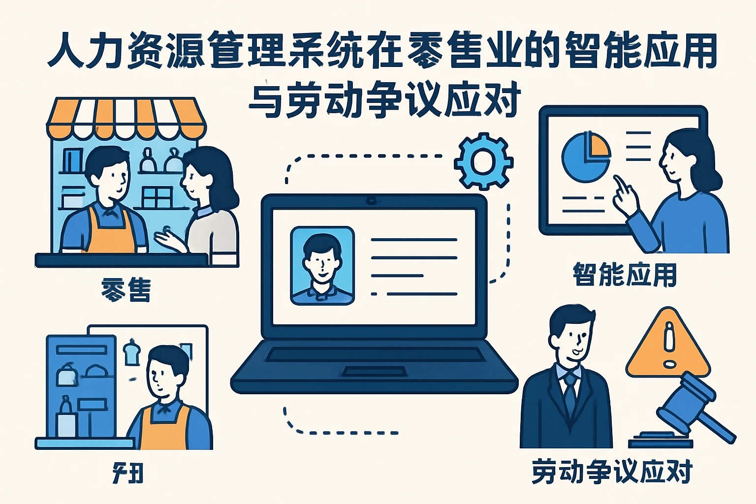 人力资源管理系统在零售业的智能应用与劳动争议应对