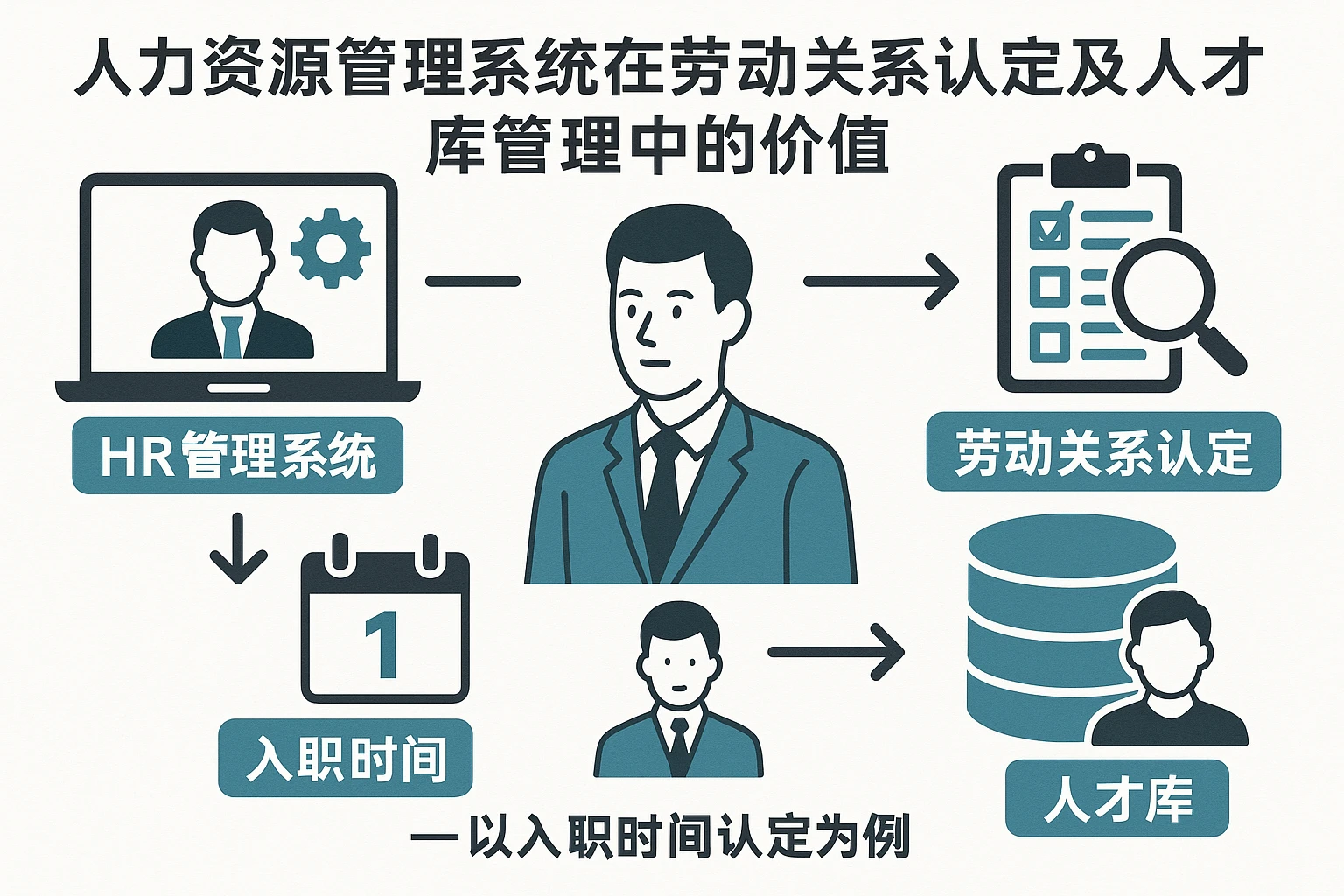 人力资源管理系统在劳动关系认定及人才库管理中的价值——以入职时间认定为例