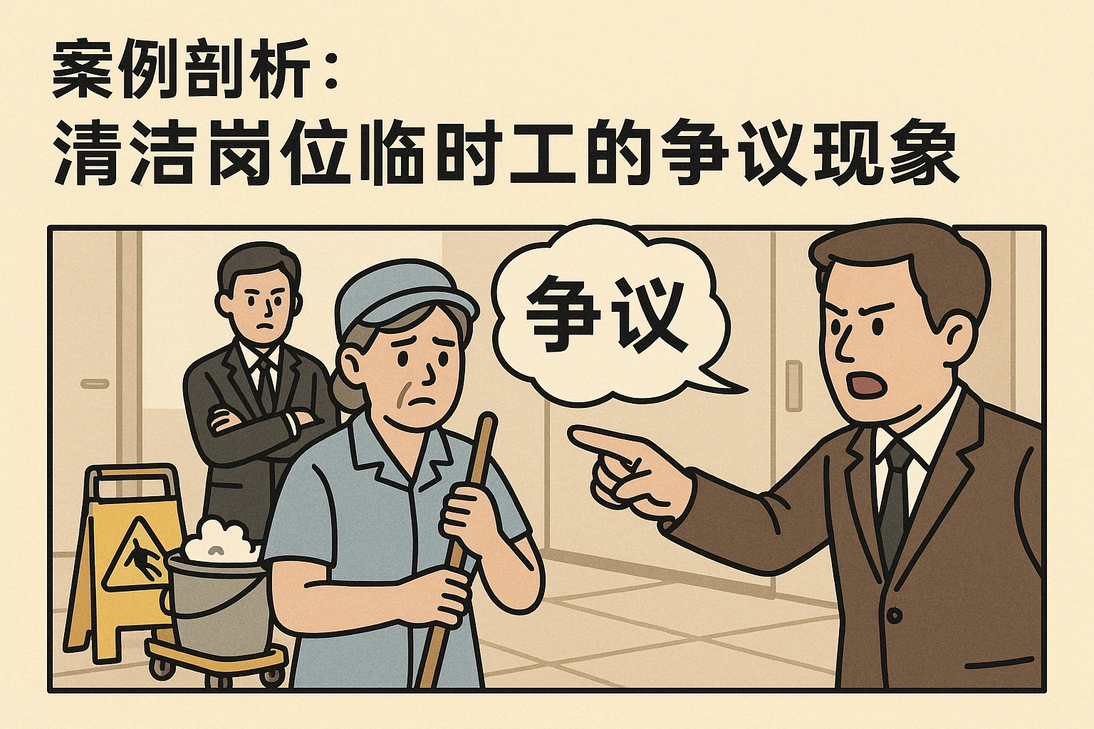 案例剖析：清洁岗位临时工的争议现象