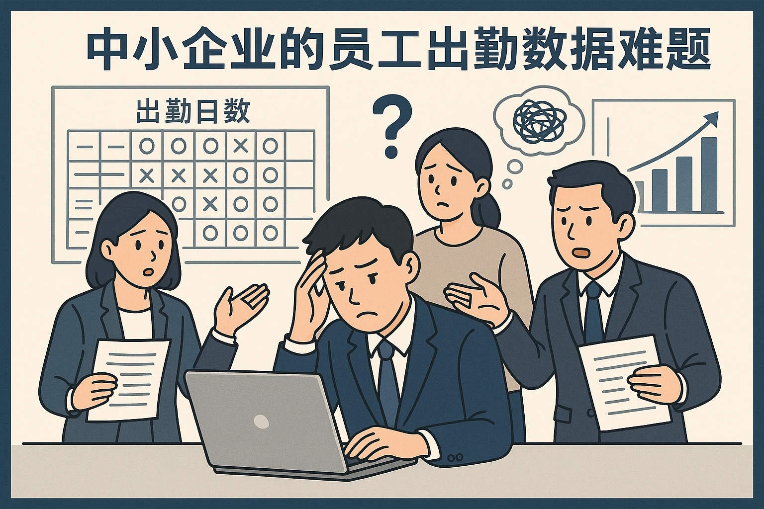 中小企业的员工出勤数据难题