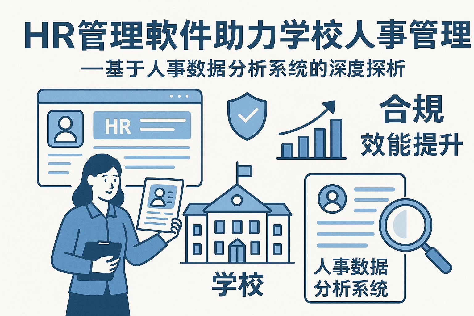 HR管理软件助力学校人事管理系统合规与效能提升——基于人事数据分析系统的深度探析