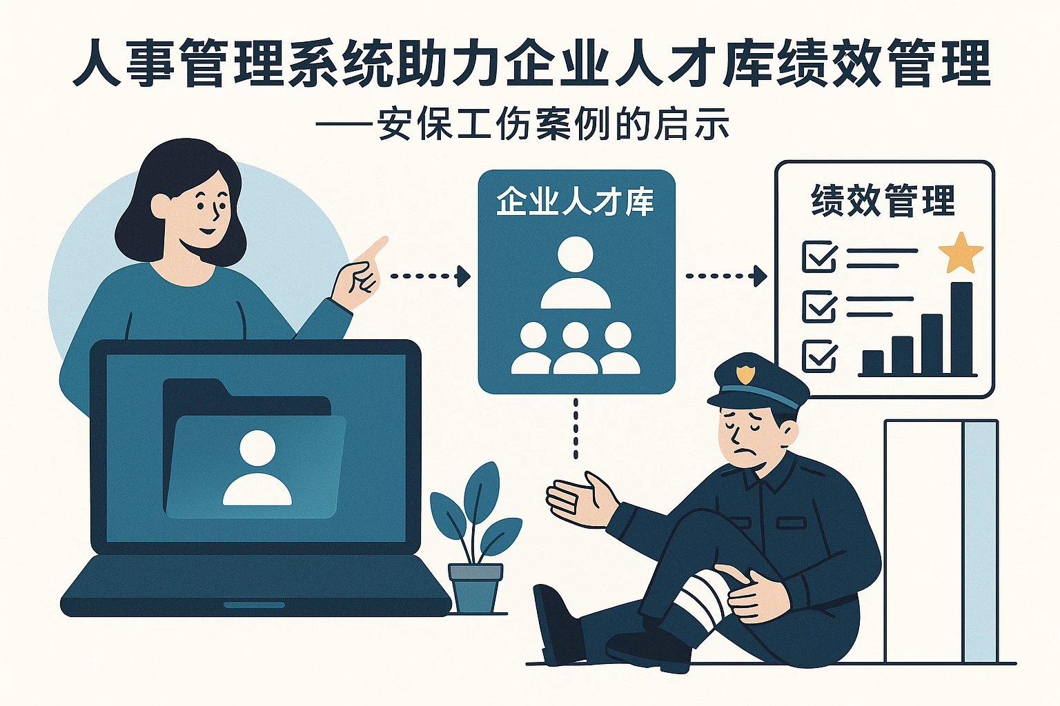 人事管理系统助力企业人才库与绩效管理——安保工伤案例的启示
