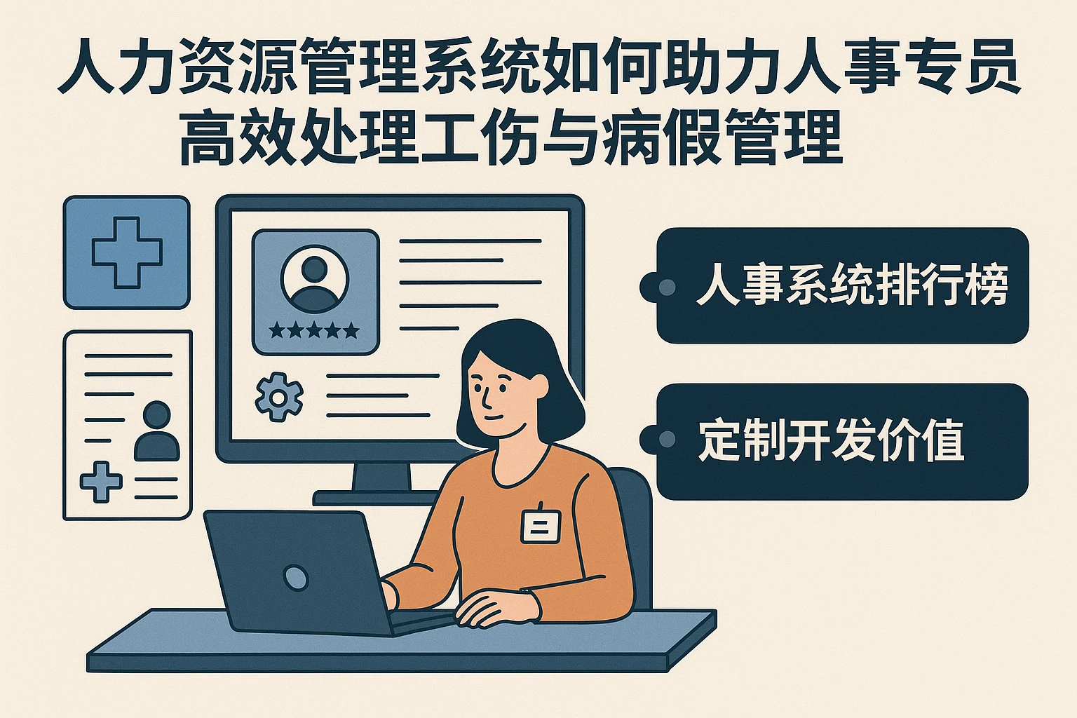 人力资源管理系统如何助力人事专员高效处理工伤与病假管理——深入解析人事系统排行榜与定制开发价值