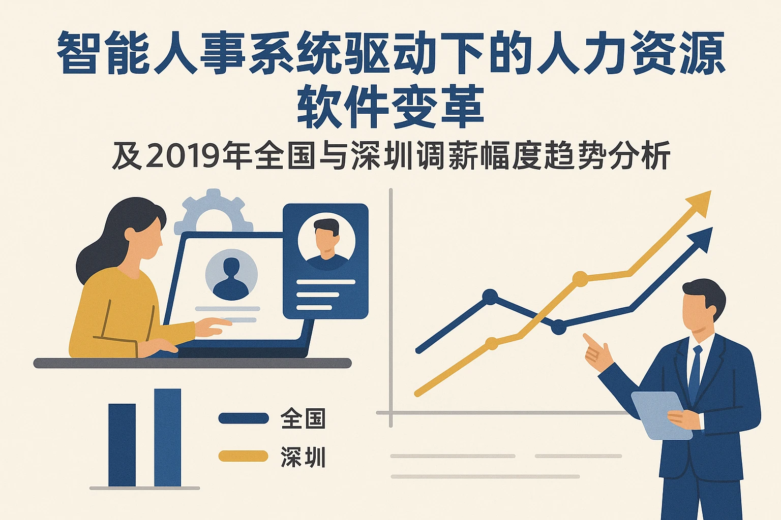智能人事系统驱动下的人力资源软件变革及2019年全国与深圳调薪幅度趋势分析