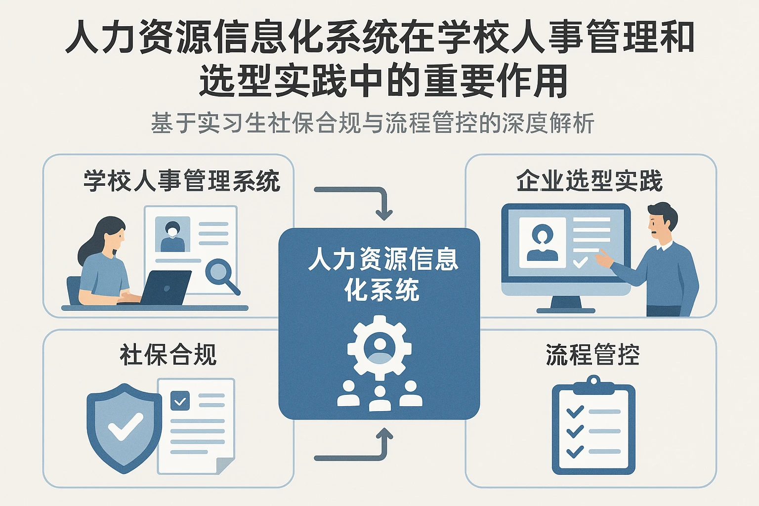 人力资源信息化系统在学校人事管理系统与企业选型实践中的重要作用——基于实习生社保合规与流程管控的深度解析