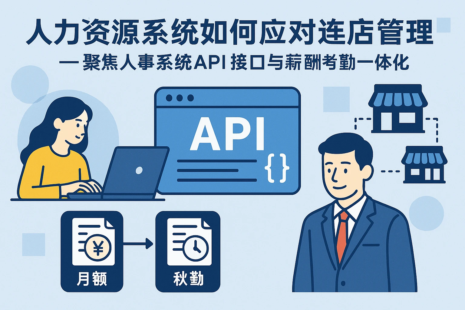 人力资源系统如何应对连锁门店管理难题——聚焦人事系统API接口与薪酬考勤一体化