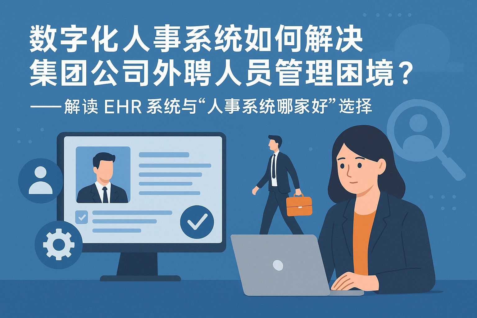 数字化人事系统如何解决集团公司外聘人员管理困境？——解读EHR系统与“人事系统哪家好”选择