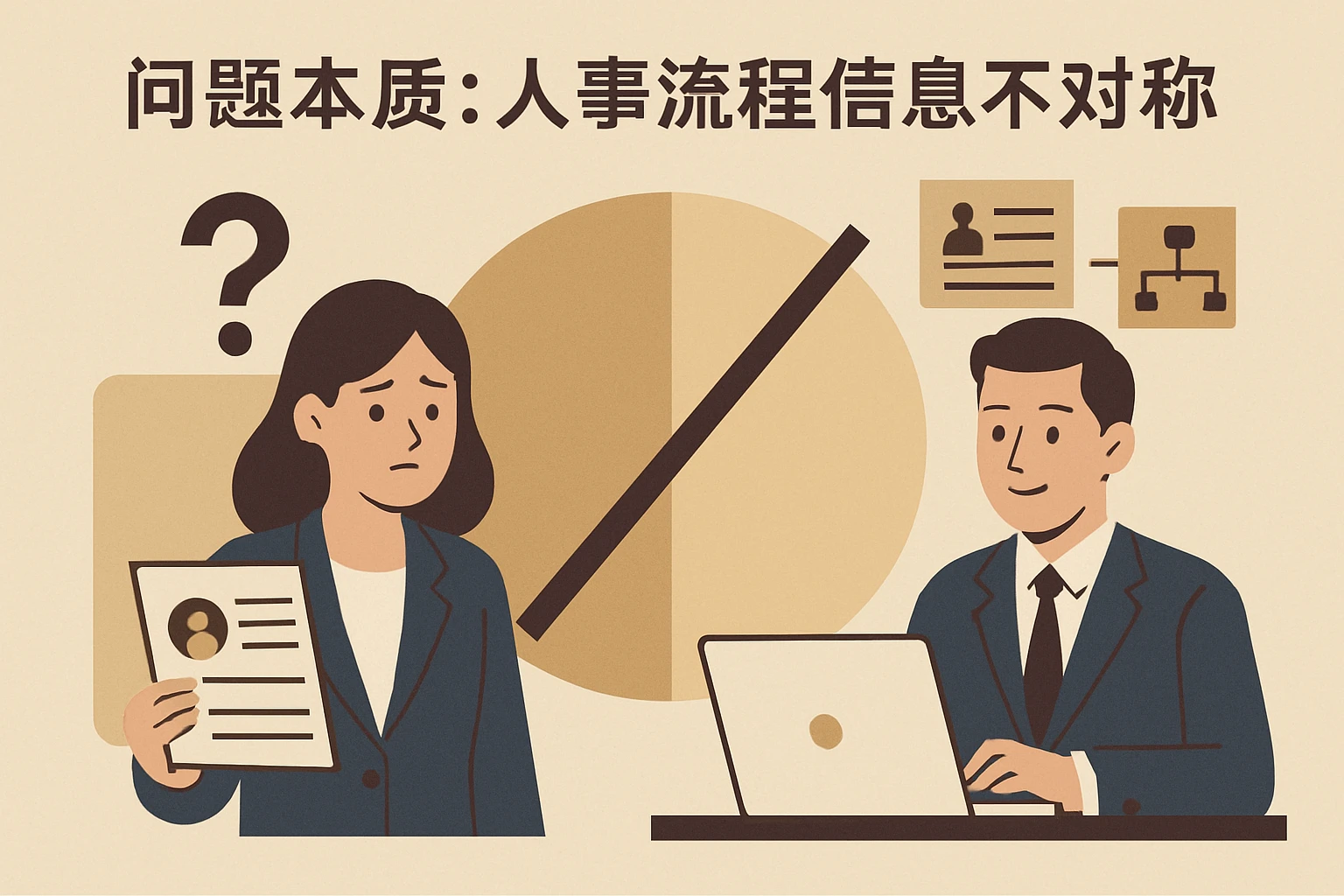 问题本质：人事流程信息不对称
