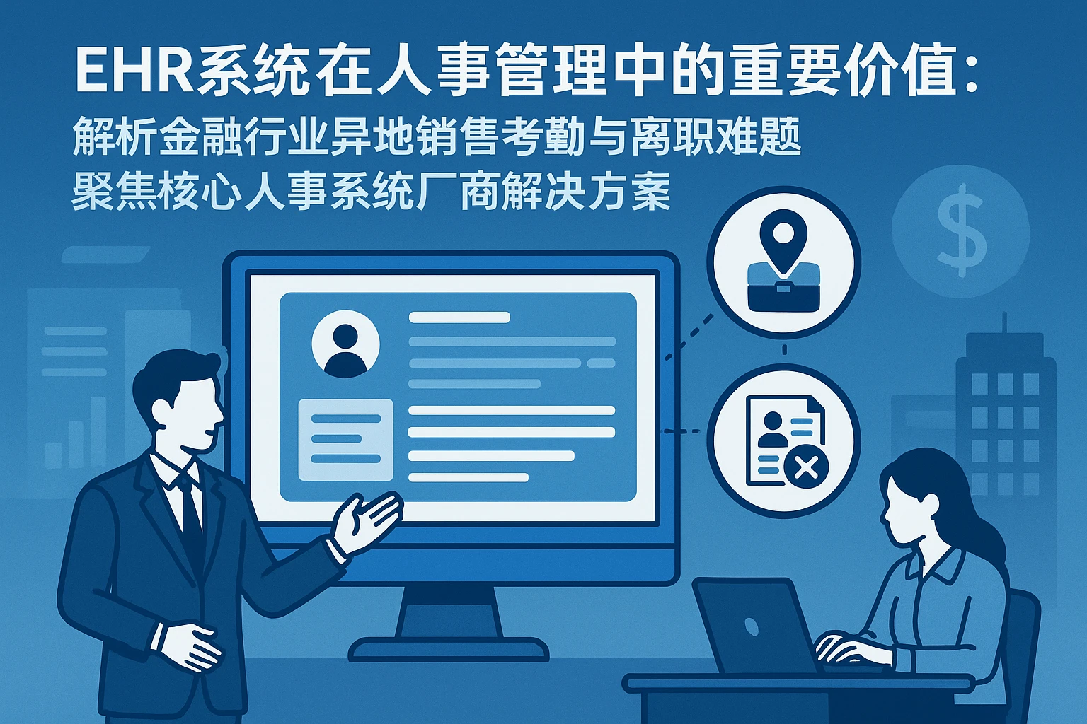 EHR系统在人事管理中的重要价值：解析金融行业异地销售考勤与离职难题，聚焦核心人事系统厂商解决方案