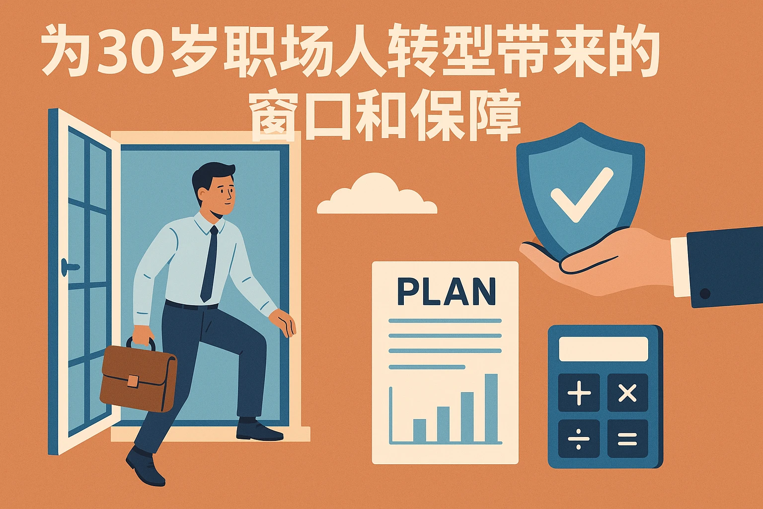 为30岁职场人转型带来的窗口和保障