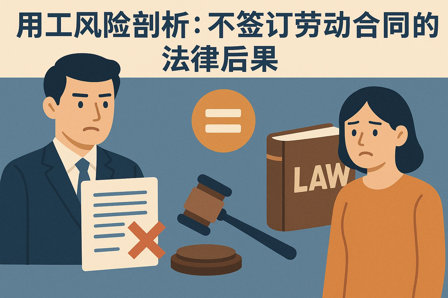 用工风险剖析：不签订劳动合同的法律后果