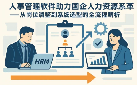 人事管理软件助力国企人力资源系统变革——从岗位调整到系统选型的全流程解析