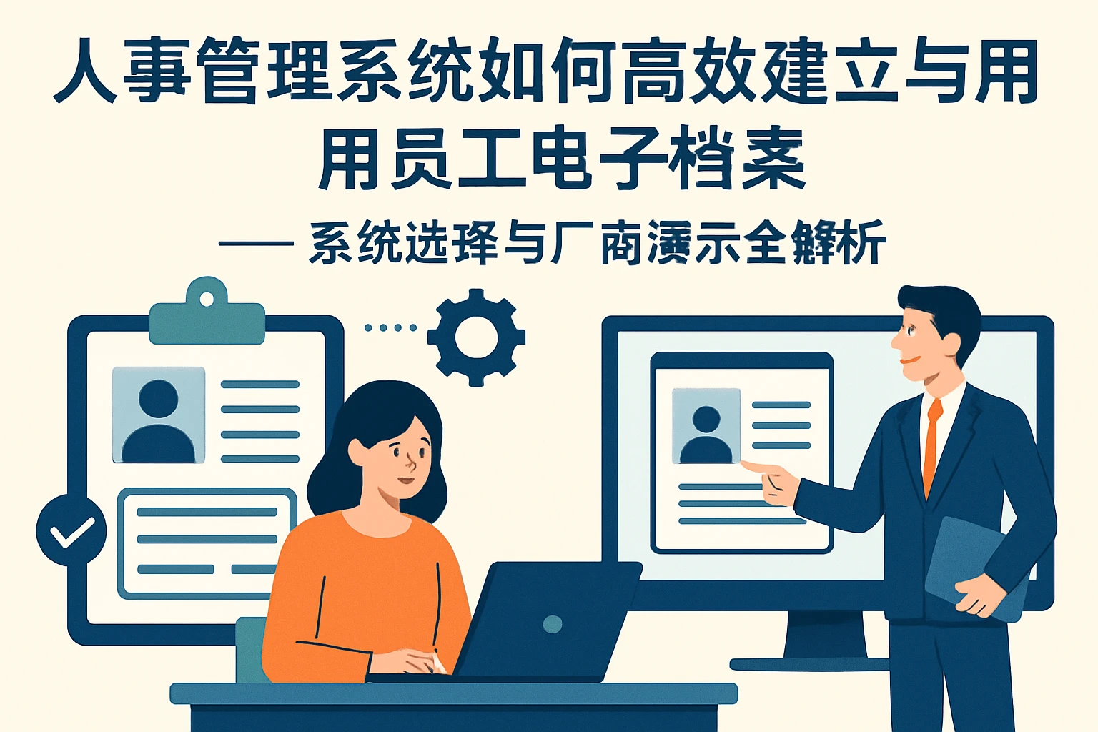 人事管理系统如何高效建立与管理员工电子档案——系统选择与厂商演示全解析