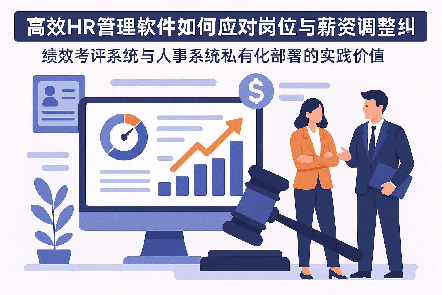 高效HR管理软件如何应对岗位与薪资调整纠纷——绩效考评系统与人事系统私有化部署的实践价值