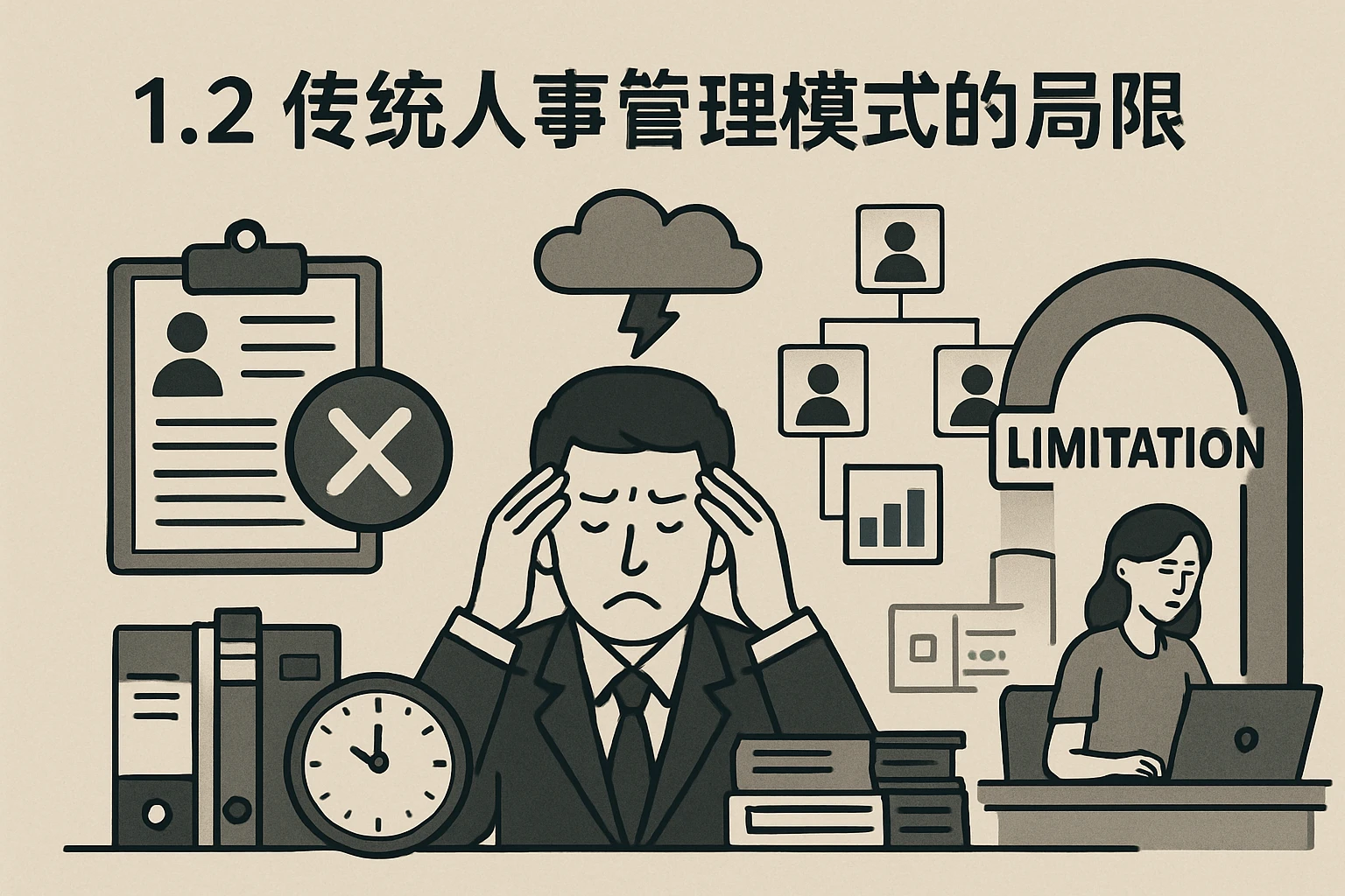 1.2 传统人事管理模式的局限