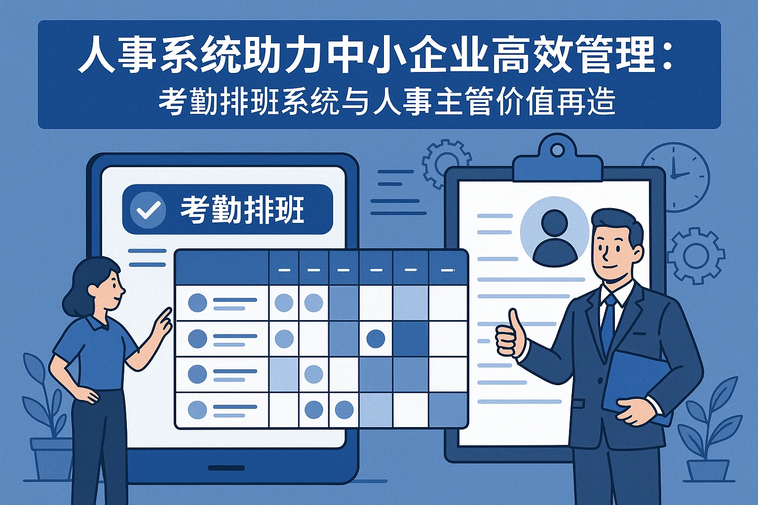 人事系统助力中小企业高效管理：考勤排班系统与人事主管价值再造
