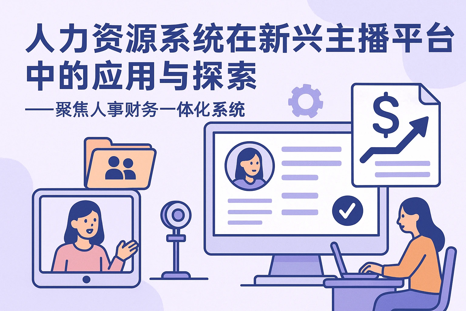 人力资源系统在新兴主播平台中的应用与探索——聚焦人事财务一体化系统