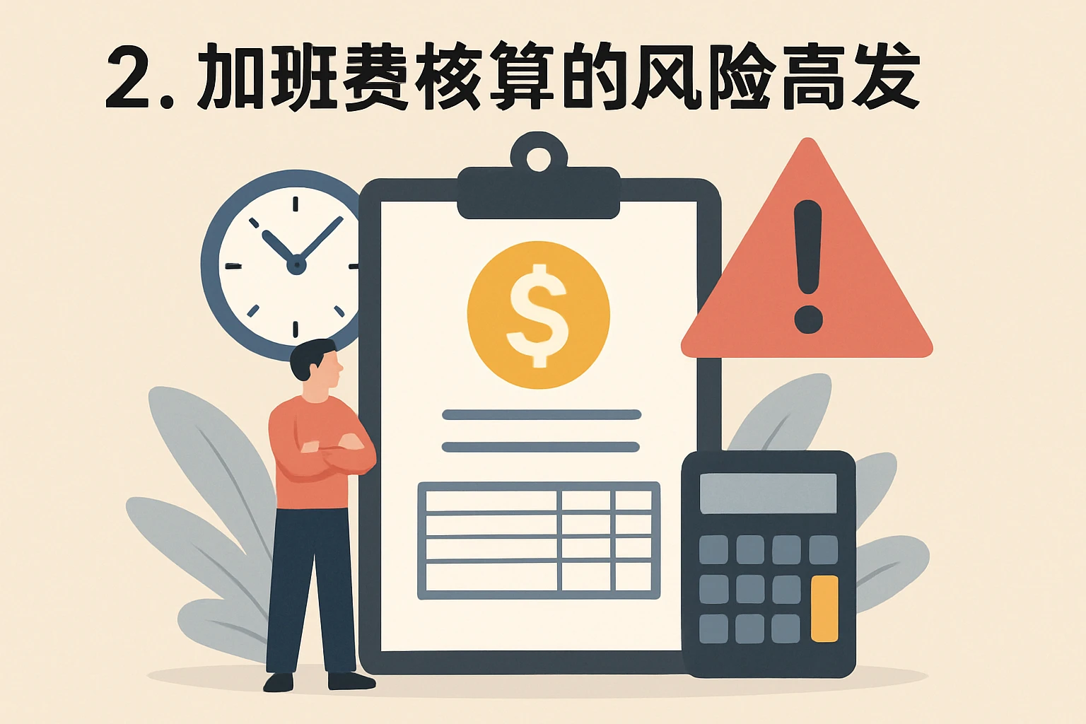 2. 加班费核算的风险高发