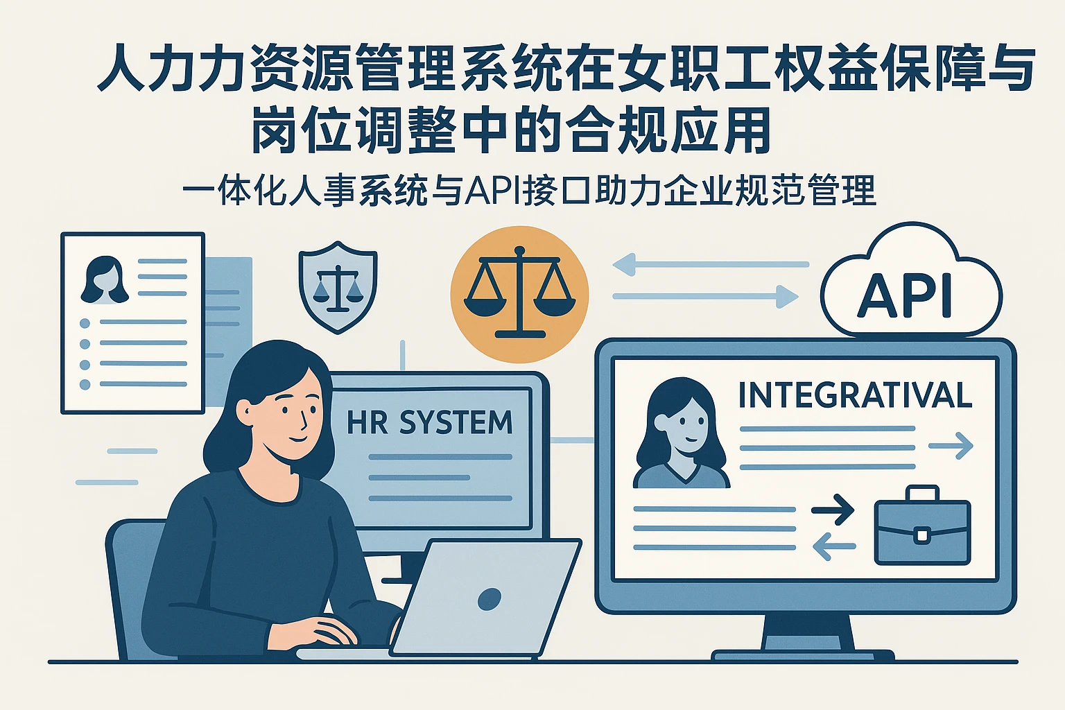 人力资源管理系统在女职工权益保障与岗位调整中的合规应用——一体化人事系统与API接口助力企业规范管理