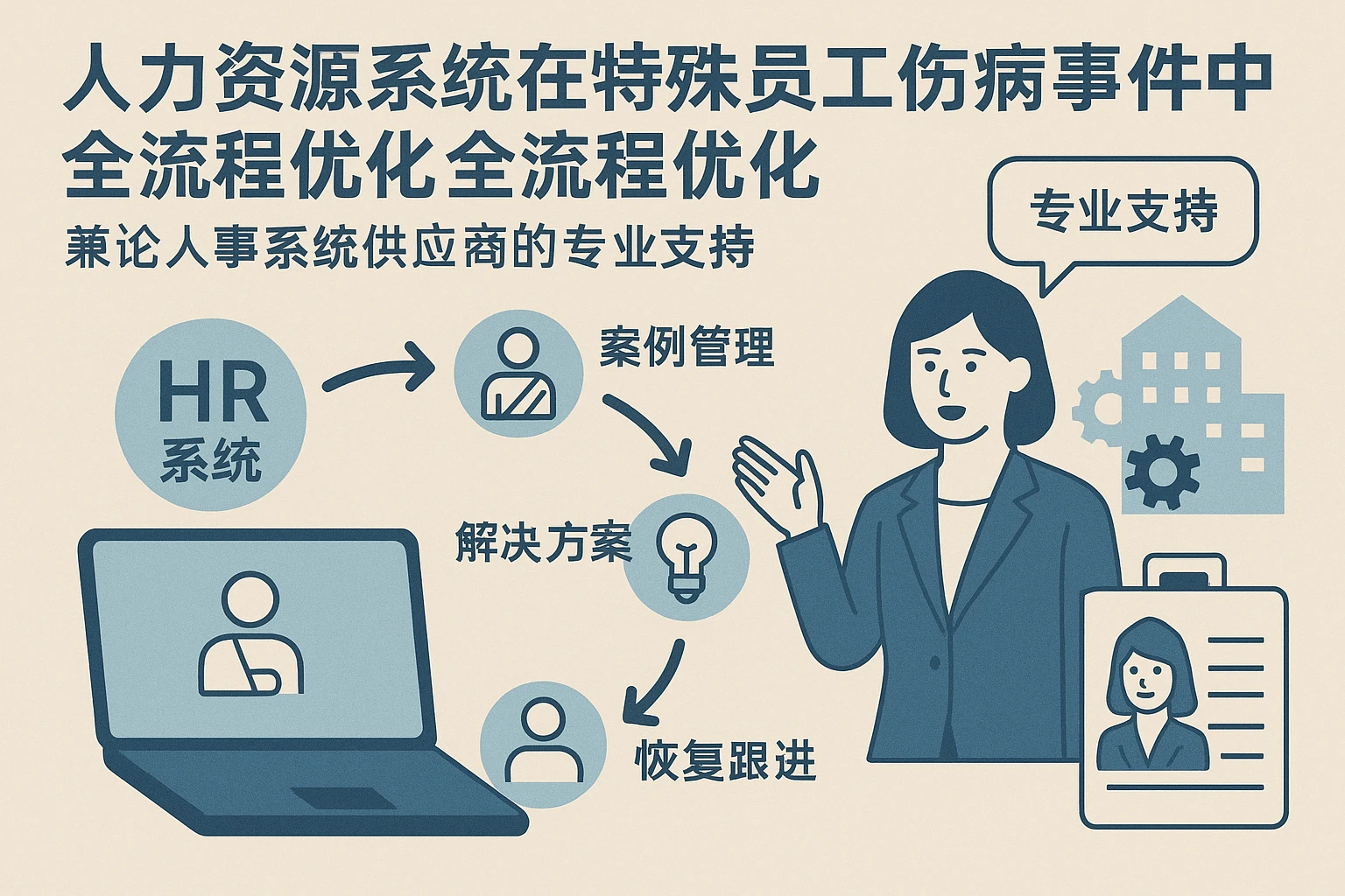 人力资源系统在特殊员工伤病事件处理中的全流程优化——兼论人事系统供应商的专业支持