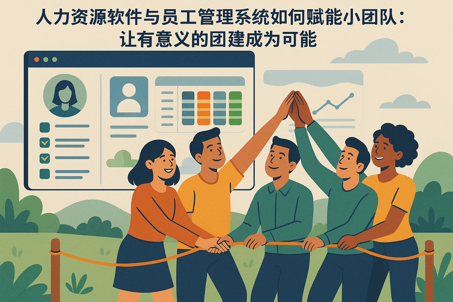 人力资源软件与员工管理系统如何赋能小团队：让有意义的团建成为可能