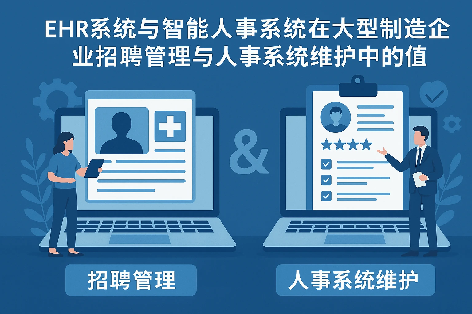 EHR系统与智能人事系统在大型制造企业招聘管理与人事系统维护中的价值