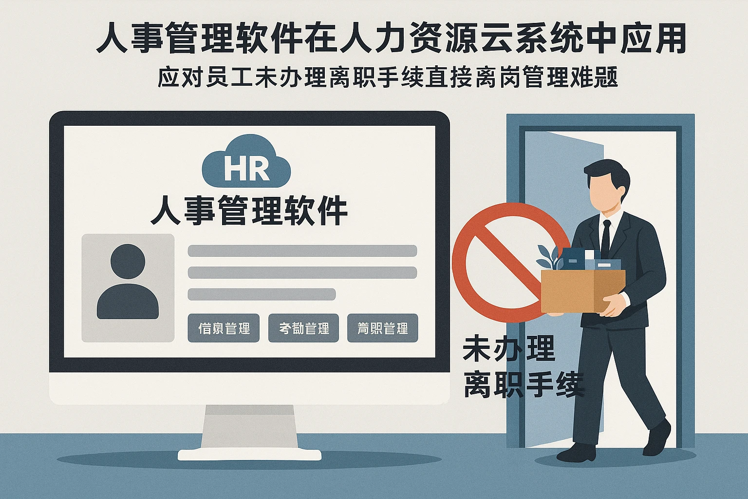 人事管理软件在人力资源云系统中的应用：应对员工未办理离职手续直接离岗的管理难题