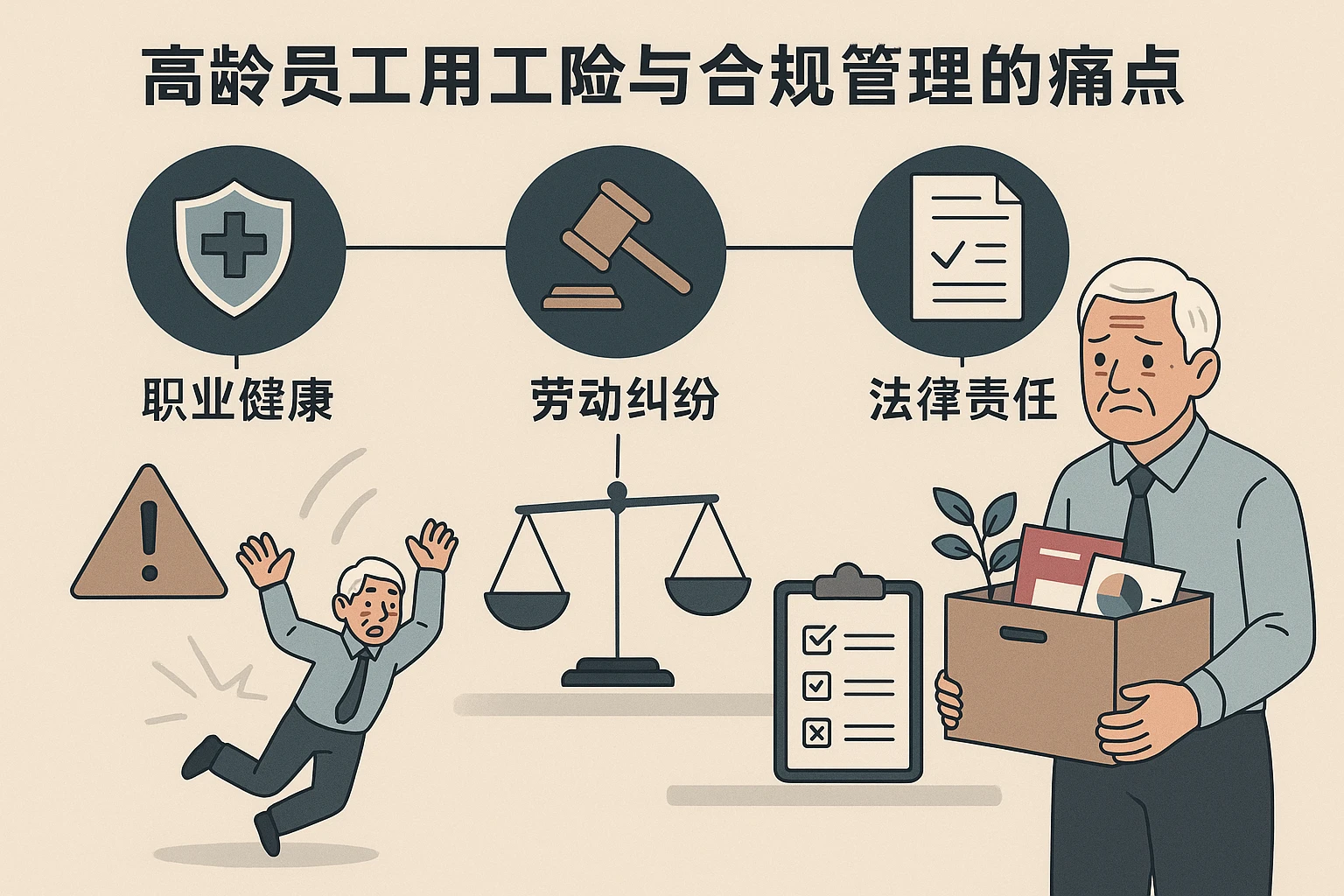 高龄员工用工风险与合规管理的痛点