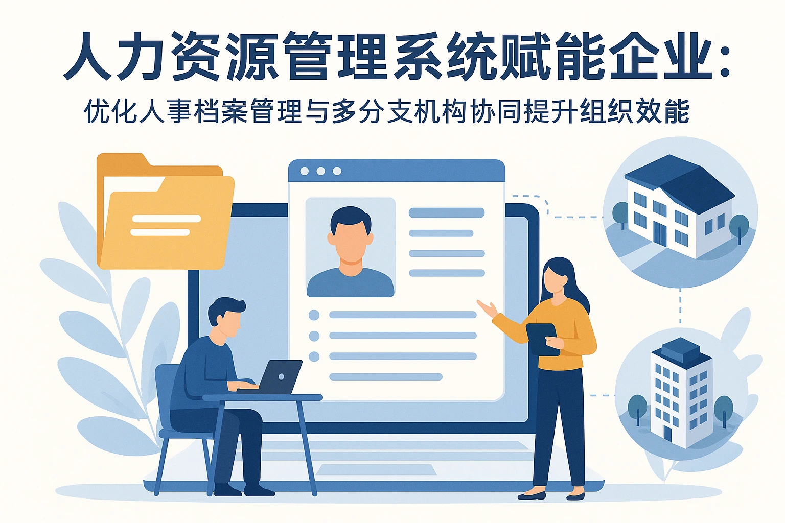 人力资源管理系统赋能企业：优化人事档案管理与多分支机构协同提升组织效能